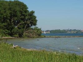 hiking at the baltic sea in germany photo