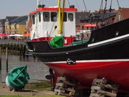 la ciudad de husum en el mar del norte foto