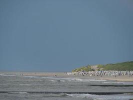 la isla de baltrum en el mar del norte foto