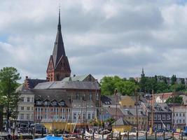 the city of Flensburg at the baltic sea photo