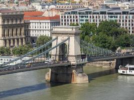 Budapest at the danube river photo