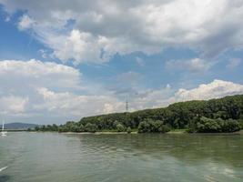 Bratislava at the danube river photo