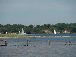 the baltic sea near flensburg in germany photo