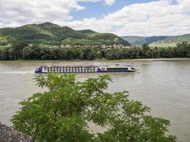 the danube river in austria photo