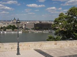 Budapest at the danube river photo