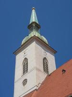 Bratislava at the danube river photo