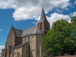 Emmerich at the river rhine in germany photo