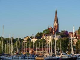 the city of Flensburg at the baltic sea photo