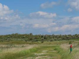 The island of Baltrum in the north sea photo