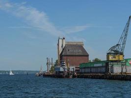 the city of Flensburg at the baltic sea photo