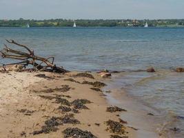 the baltic sea near flensburg in germany photo