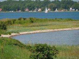 the baltic sea near flensburg in germany photo