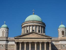 Esztergom city in hungary photo