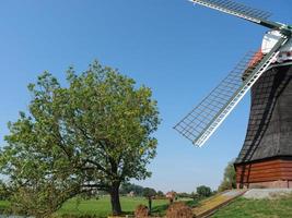 The village of Ditzum at the river Ems photo