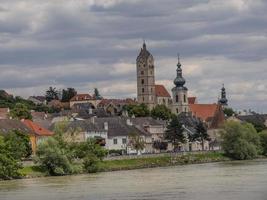 the danube river in austria photo