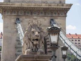 Budapest at the danube river photo