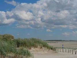 la isla de baltrum en el mar del norte foto