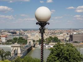 Budapest at the danube river photo