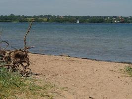 the baltic sea near flensburg in germany photo