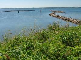 hiking at the baltic sea in germany photo