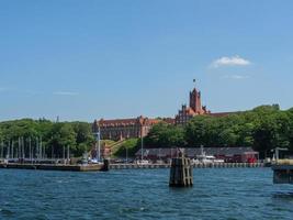 la ciudad de flensburg en el mar báltico foto