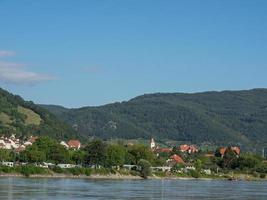 At the Danube river in Austria photo