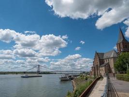 Emmerich at the river rhine in germany photo