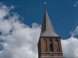 Emmerich at the river rhine in germany photo