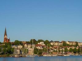 the city of Flensburg at the baltic sea photo