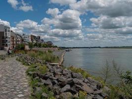 Emmerich at the river rhine in germany photo