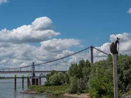 Emmerich at the river rhine in germany photo