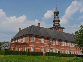 la ciudad de husum en el mar del norte foto