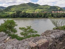 the danube river in austria photo