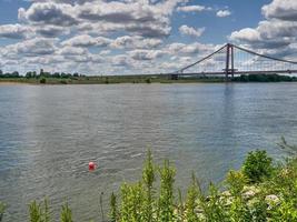 Emmerich at the river rhine in germany photo