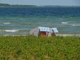 hiking at the baltic sea in germany photo