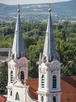 ciudad de esztergom en hungría foto