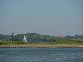 the baltic sea near flensburg in germany photo