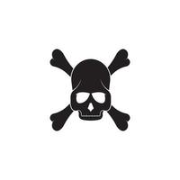 Skull logo vector illustration