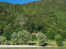 At the Danube river in Austria photo