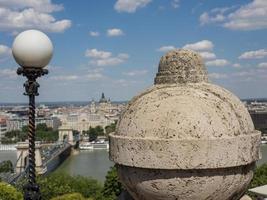 Budapest at the danube river photo