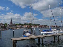 the city of Flensburg at the baltic sea photo