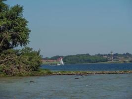 hiking at the baltic sea in germany photo