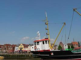 la ciudad de husum en el mar del norte foto