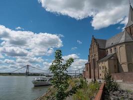 Emmerich at the river rhine in germany photo