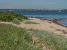 hiking at the baltic sea in germany photo