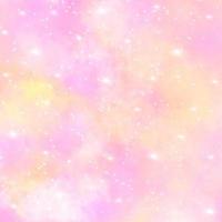 Unicorn background with rainbow sky fantasy. Colorful space galaxy. photo