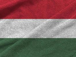 Hungary flag wave isolated  on png or transparent  background,Symbols of Hungary , template for banner,card,advertising ,promote, TV commercial, ads, web design, illustration photo