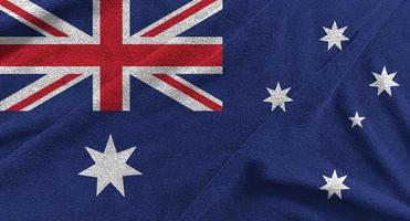 ola de bandera de australia aislada en png o fondo transparente, símbolos de australia, plantilla para banner, tarjeta, publicidad, promoción, comercial de televisión, anuncios, diseño web, ilustración foto