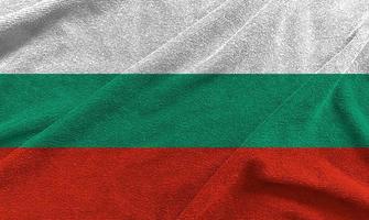 ola de bandera de bulgaria aislada en png o fondo transparente, símbolos de bulgaria, plantilla para banner, tarjeta, publicidad, promoción, comercial de televisión, anuncios, diseño web, ilustración foto