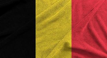 ola de bandera de Bélgica aislada en png o fondo transparente, símbolos de Bélgica, plantilla para banner, tarjeta, publicidad, promoción, comercial de televisión, anuncios, diseño web, ilustración foto